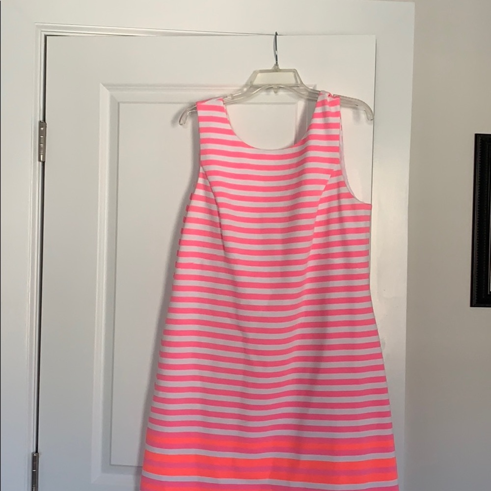 Lilly Pulitzer Eden Shift Dress XL tropical pink